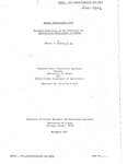 Alaska Agriculture Study Economic Evaluation of the Potential for Agriculture Development in Alaska by Robert C. Haring