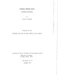Fairbanks Community Survey: A Profile of Poverty by Frank Q. Sessions