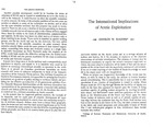 The Internal International Implications of Arctic Exploitation by George W. Rogers