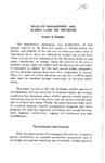Wildlife Management and Alaska Land Use Descions by Robert B. Weeden