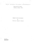 Summary of the 20th Alaska Science Conference College, Alaska in 1969 by George W. Rogers