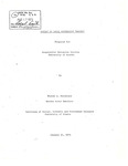Report on Local Government Project by GORDON SCOTT HARRISON and Thomas Morehouse