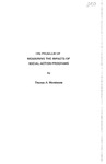 The Problem of Measuring the Impacts of Social-Action Programs by Thomas Morehouse