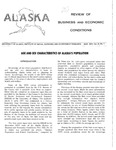 Age and Sex Characteristics of Alaska's Population by James D. Babb Jr