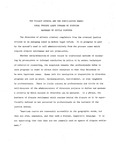 The Village Council and the Conciliation Board: Legal Process Leaps Forward by Stepping Backward to Settle Disputes by Stephen Conn
