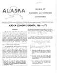 Alaska Economic Growth, 1961-1972 by David T. Kresge