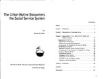 The Urban Native Encounters the Social Service System by Dorthy M. Jones