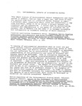 Environmental Impacts of Alternative Routes by Arlon R. Tussing