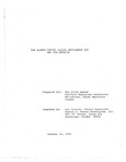 The Alaska Native Claims Settlement Act and its Effects by Lee Gorsuch