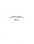 Fairbanks Community Survey Training Manual by John A. Kruse