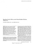 Boarding Schools: Effects on the Mental Health of Eskimo Adolescents by Judith Kleinfield and Joseph Bloom