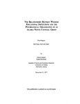 The Relationships Between Western Educational Institutions and the Psychological Organization of an Alaska Native Cultural Group by Arthur E. Hippler and Judith Kleinfield