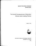 The Growth Consequences of Alternative Mineral Lands Leasing Policies by Michael Scott