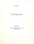 A Survey of North Slope Residents: A Statistical Summary of Results by Jack A. Kruse and Bob Travis