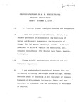 National Energy Proposed Statement by Arlon R. Tussing