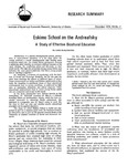Eskimo School in the Andreafsky by Judith Kleinfield