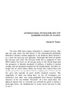 International Petroleum and the Economic Future of Alaska by George W. Rogers