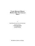 Valdez Research Project Report: First Two Years of Impact by Michael Baring-Gould, Marsha Bennett, and Robert Heasely