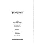 The Coincidence of Rural Development and Major Resource Development by Lee Husky