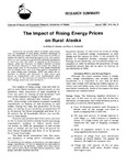 The Impact of Rising Energy Costs on Rural Alaska by Will Nebesky and Oliver Scott Goldsmith