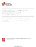 The Regional Economic Effect of Federal OCS Leasing: The Case of Alaska by Ed Porter and Lee Husky