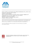 Critical Issues of the Eighties: How Trends in Reinsurance Will Affect Legal, Legislative and Regulatory Actions by N. David Thompson