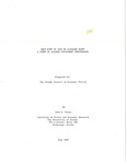 What Kind of Jobs Do Alaskans Want? A Study of Alaskan Employment Preferences by John A. Kruse