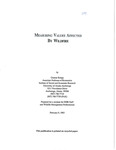 Measuring Values Affected By Wildlife by Gunnar Knapp