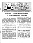 Effects of Oil Revenues on State Aid to Local Governments in Alaska by Linda Leask