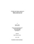 Poverty and Public Assistance Among Alaska Natives: Implications for 1991 by Matthew D. Berman and Karen Foster