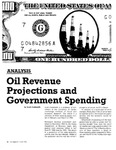 Oil Revenue Projections and Government Spending by Oliver Scott Goldsmith