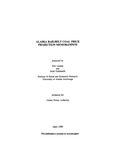 Alaska Railbelt Coal Price Projection Memorandum by Eric Larson and Oliver Scott Goldsmith