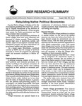 Rebuilding Native Political Economies by Thomas Morehouse