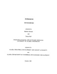 Petroleum Sector Report by Matthew D. Berman and Teresa Hull