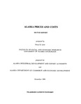 Alaska Prices and Costs Sector Report by Dona K. Lehr