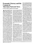 Economic Literacy and the Content of Television Network News by Lee Husky, Stephen Jackstadt, and Oliver Scott Goldsmith
