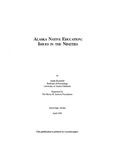 Alaska Native Education: Issues in the Nineties by Judith Kleinfield