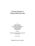 Economic Instability in Petroleum-Based Economies by Oliver Scott Goldsmith