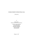 Estimating Net Benefits of Non-Resident Fishing in Alaska (Working Draft) by Sharman Haley