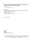 Matrix Analysis of the Charting Methods Used by the FASD Diagnostic Teams in the State of Alaska by Alexandra Edwards