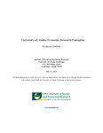 University of Alaska Economic Research Enterprise