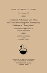 Traditional Athabascan Law Ways and Their Relationship to Contemporary Problems of "Bush Justice": Some Preliminary Observations on Structure and Function. by Arthur E. Hippler and Stephen Conn
