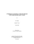 A Preliminary Examination of Minority Referrals to the Alaska Juvenile Justice System by N. E. Schafer, Richard W. Curtis, and Cassie Atwell