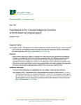 Punishment in Pre-Colonial Indigenous Societies in North America [original paper] by Stephen Conn