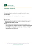 Evaluation Capacity Building in Pretrial Diversion Services: A Case Study by Serena Shores Partch, Steven M. Edwards, and Knowlton W. Johnson