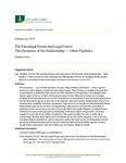 The Extralegal Forum and Legal Power: The Dynamics of the Relationship — Other Pipelines by Conn N/A