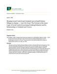 Merging Social Control and Criminal Law in Small Eskimo Villages in Alaska — Can It Be Done? The Portrait of the Inner Logic of Social Control Governing Drinking Behavior and Its Relationship to Criminal Law Process by Conn N/A