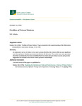 Profiles of Prison Visitors by Schafer E. N/A