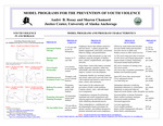 Model Programs for the Prevention of Youth Violence by André B. Rosay and Sharon Chamard