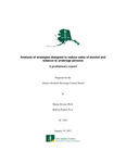 Analysis of Strategies Designed to Reduce Sales of Alcohol and Tobacco to Underage Persons: A Preliminary Report by Marny Rivera and Khristy Parker